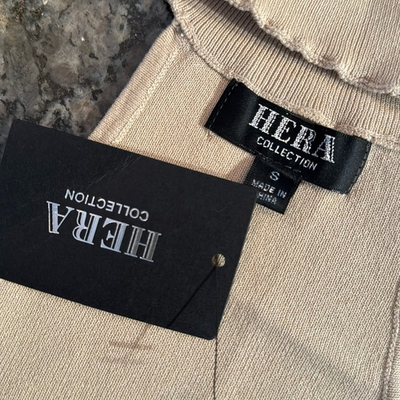 Hera Collection strapless mock collar nylon dress NWT S - Picture 7 of 9